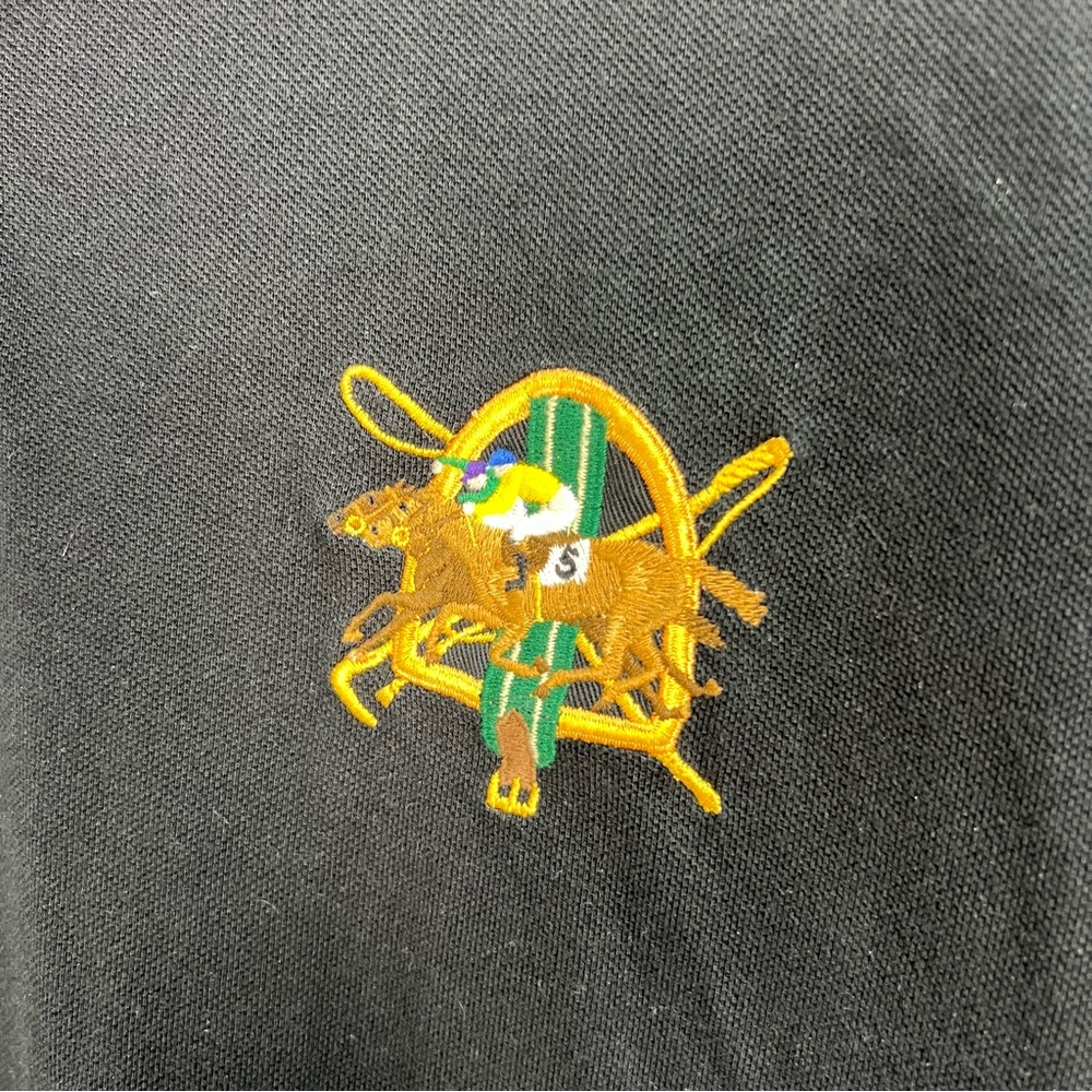Polo Ralph Lauren black custom fit polo shirt with logo. - Picture 13 of 16